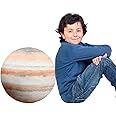 ELAINREN Soft Jupiter Plush Toy - Realistic Stuffed Space Planet Toy - Cute Solar System Plushie Doll - Gifts/10.6''