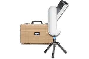 Vaonis Vespera II Smart Telescope - Portable Astronomy Device with App Connectivity - Exploration Station - Fully Automated, and Ultra-Light Bundle with Protective Hard Case, and Tripod (3 Items)