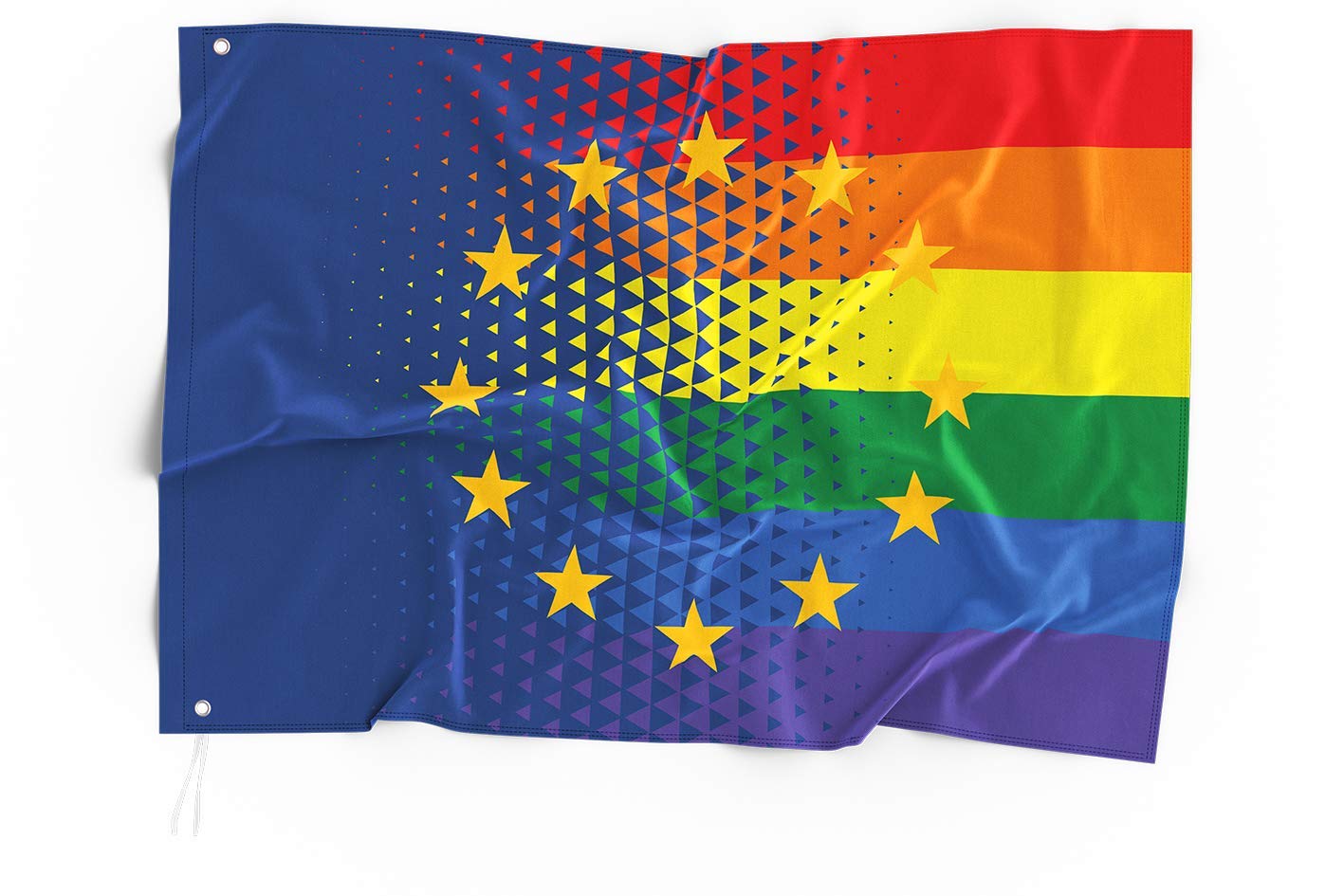 Europe Rainbow CSD and Pride Flag 150 x 90 cm LGBT Flag