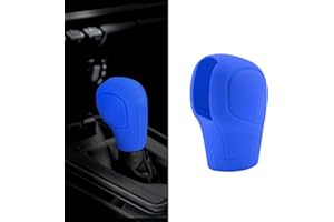 Zufoty Car Gear Shift Knob Cover, Universal Car Shift Protector Cover Protector, Silicone Automatic Gear Shift Knob Cover Universal Auto Interior Accessories for Most Cars