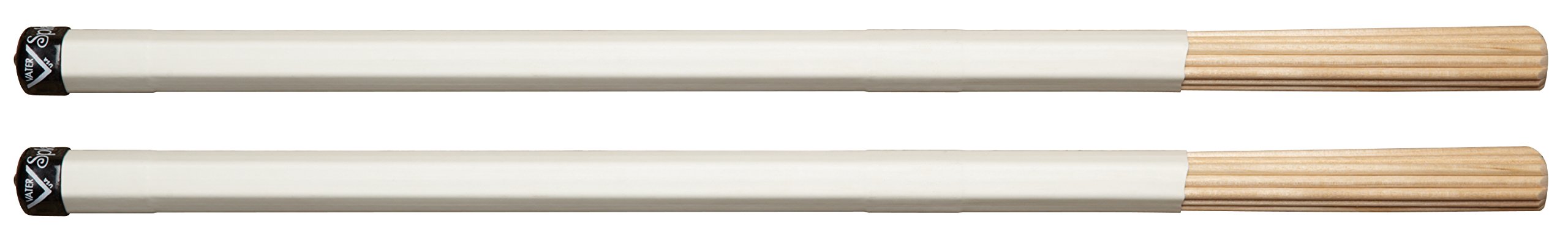 Vater Drumsticks VSPS - Speciality Sticks - Splashstick - Rute Rods Dowels - White Handle