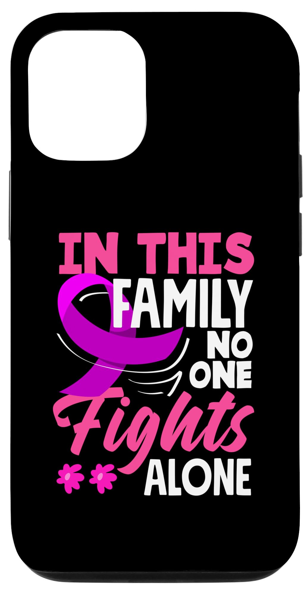 iPhone 15 In This Family No One Fight Alone Breast Cancer Awareness Case
