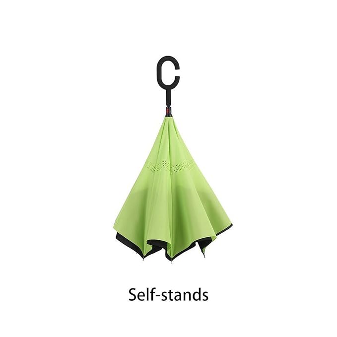 Paraguas invertido, CONMING Duplicado a prueba de viento de doble ...