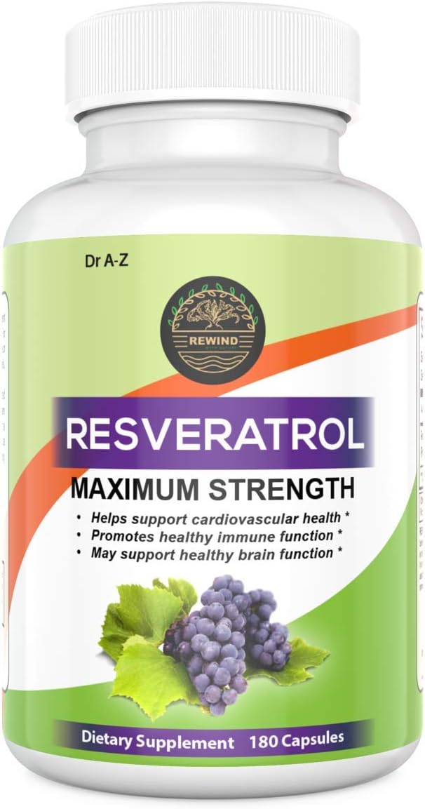 Resveratrol Maximum Strength Supplement Potent Antioxidants Trans