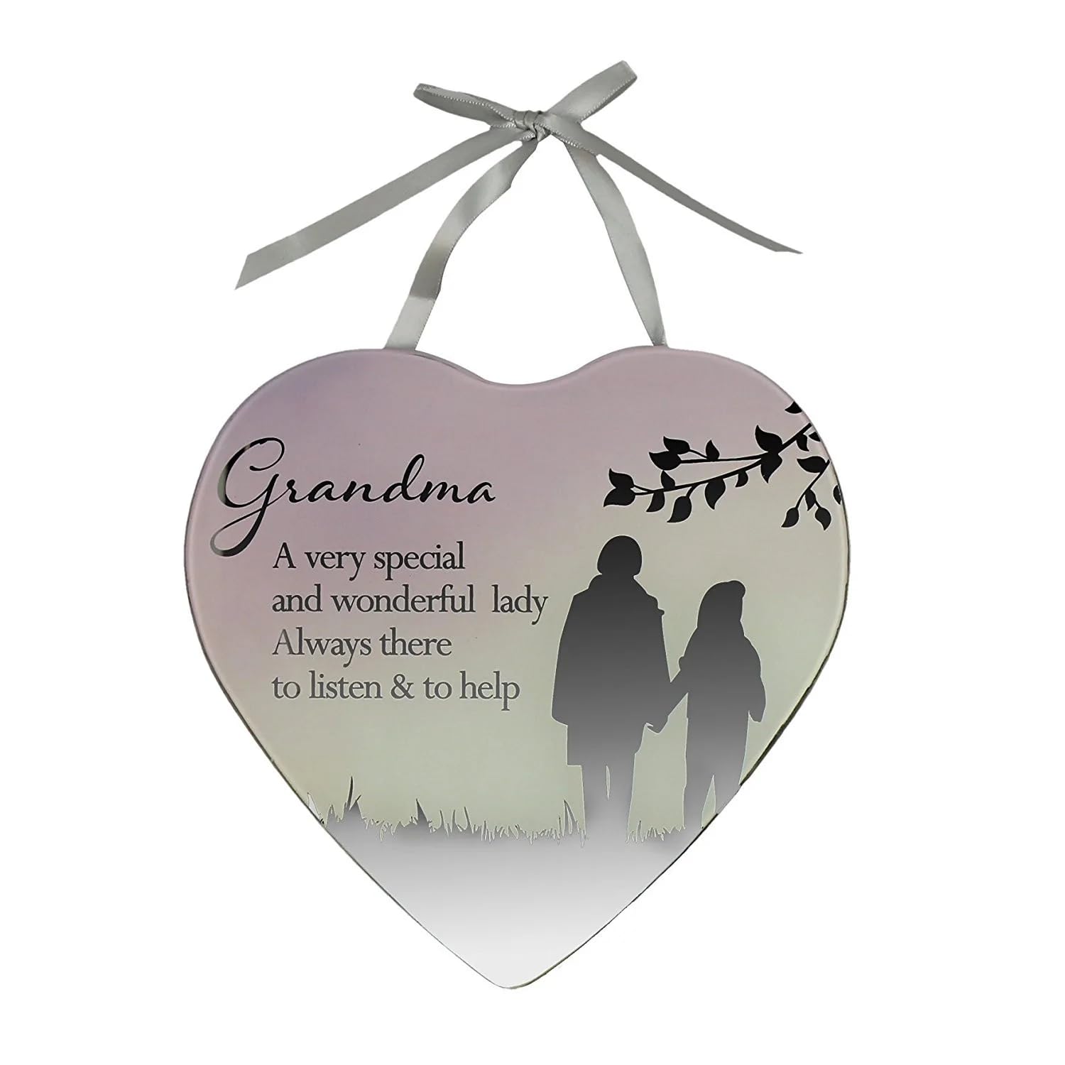 Grandma A Very Special Lady- Reflections from the Heart Mirrored Hanging Plaque