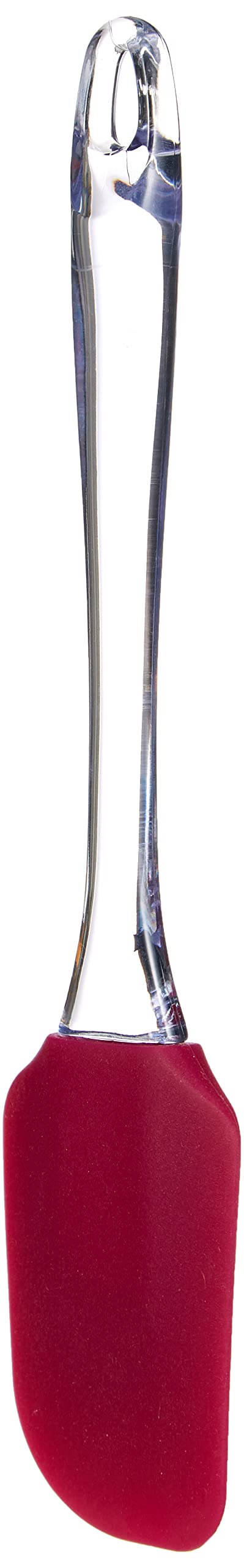 Metaltex Mrs. Spatula Dough Scraper, Silicone, Red, Transparent, 28 x 5 x 5 cm