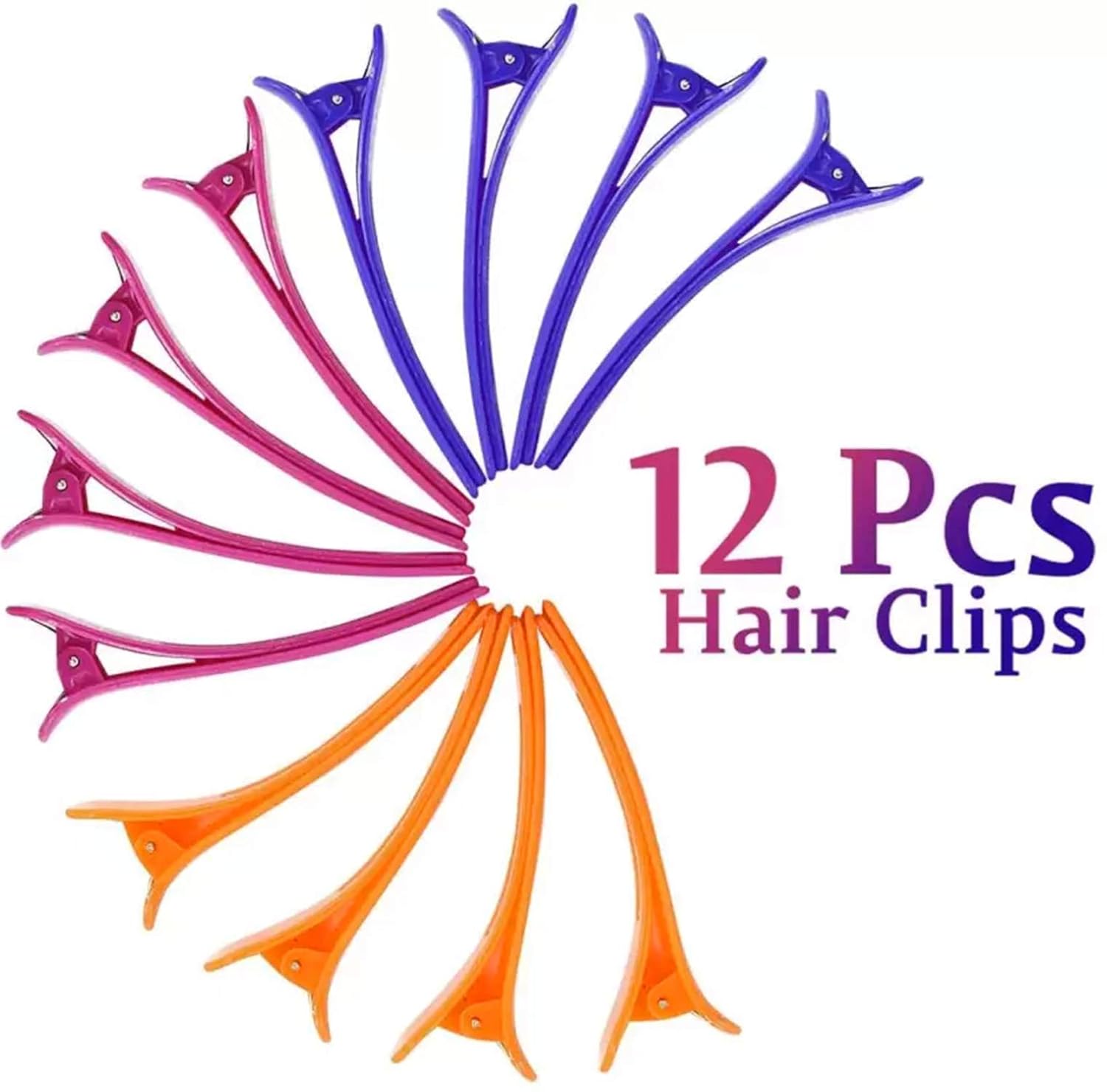 Buy Majik Multicolor Section Clips For Hair Styling For Kids And
