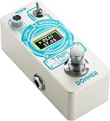 Donner Triple Looper Pedal Loop Station with Screen 3 Loops 30 Min Undo Redo view 1