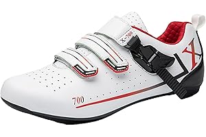 SDEQA Cycling Shoes for Men Women Road Cycling Riding Shoes Compatible SPD Look Delta Indoor