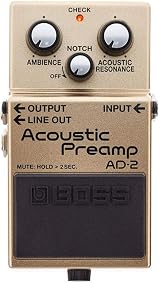BOSS AD-2 Acoustic Preamp Pedal for Acoustic-Electric Guitar view 4