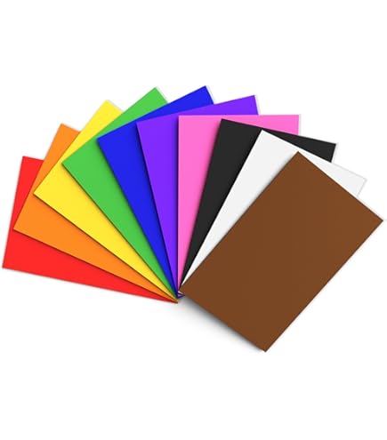 Darice Foamies Foam Sheets, 6 x 9, 40 Sheets Per Pack