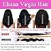 Eliana 8A Hair Brazilian Body Wave 3 Bundles 18 20 22inch Unprocessed Virgin Human Hair Weave Natural Black #1B Color Brazilian Hair Bundles