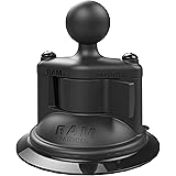 RAM MOUNTS Twist-Lock Composite Suction Cup Base with Ball RAP-B-224-1U with B Size 1" Ball