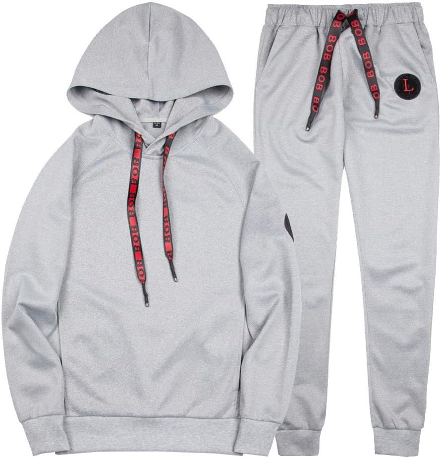 grey sweatshirt and sweatpants