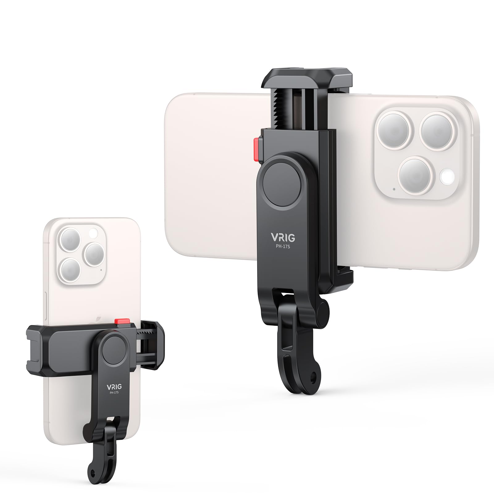 Photo 1 of VRIG Phone Holder/Hot Shoe Mount Adapter Kit Compatible with Action Camera GoPro Hero 11 10 9 8 7 6 5, DJI OSMO Action/Action 2, iPhone13 Pro Max, Samsung, Attaching on DSLR Camera or Ring Light