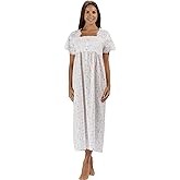 The 1 for U Night Gown for Ladies - Women Night Gown, Elizabeth 100% Cotton Gown