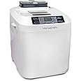 HomeCraft HCPBMAD2WH Bread Maker With Auto Fruit & Nut Dispenser, Makes 2 Lb. Loaf Size, 3 Crust Options, 12 Programmable Set