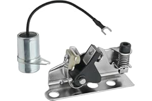LIDSCURA 160-1183 312-0246 Lawn Mower Points and Condenser Set, Replacement for Onan B Series Engines