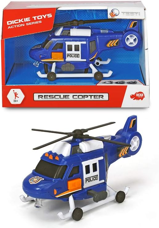 dickie toys police helicopter
