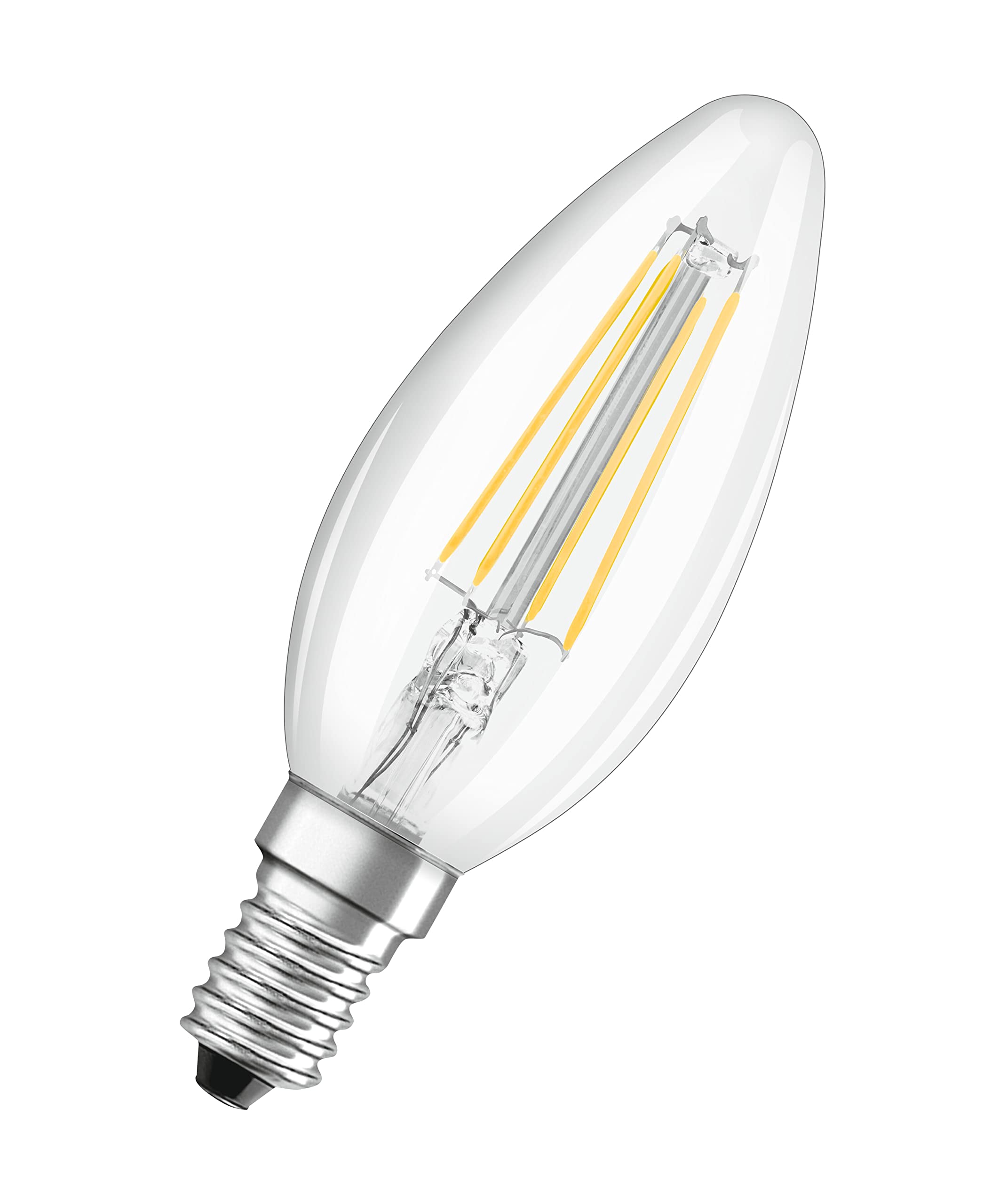 OSRAM LED lamp | Base: E14 | Warm White | 2700 K | 4 W | Replacement for 40W | Frosted | LED Retrofit Classic B
