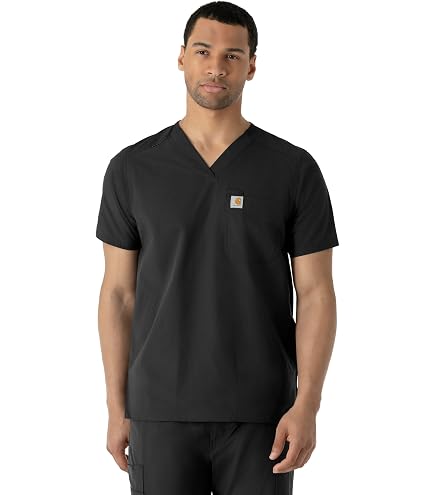 Amazon.com: Carhartt Medical Men's Modern Fit 5-Pocket V-Neck