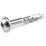 Kreg SML-C1-500 Zinc Pocket Screws, 1 Inch #8 Coarse Thread, Maxi-Loc Head (500 Count)