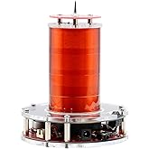 JZENT Bluetooth Music Tesla Coil PLLSSTC Desktop Toy Plasma Loudspeaker Arc Generator Wireless Transmission Teaching Demonstr