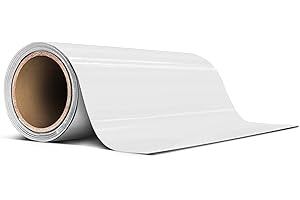 VViViD White Gloss Air-Release Adhesive Vinyl Pinstripe Tape Roll (6 Inch x 20ft)