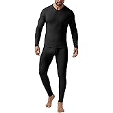 Askdeer Thermal Underwear for Men Long Johns Thermal Fleece Lined Long Underwear Base Layer Set