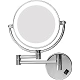 Excelvan Magnification Wall Mount MakeUp Vanity Mirror