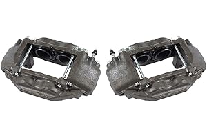 CALLAHAN BRAKE PARTS Callahan OE Replacement Semi-Loaded Front Brake Calipers Set [For 2008 2009 2010 2011 2012 2013 2014 2015 Toyota Tundra Sequoia]