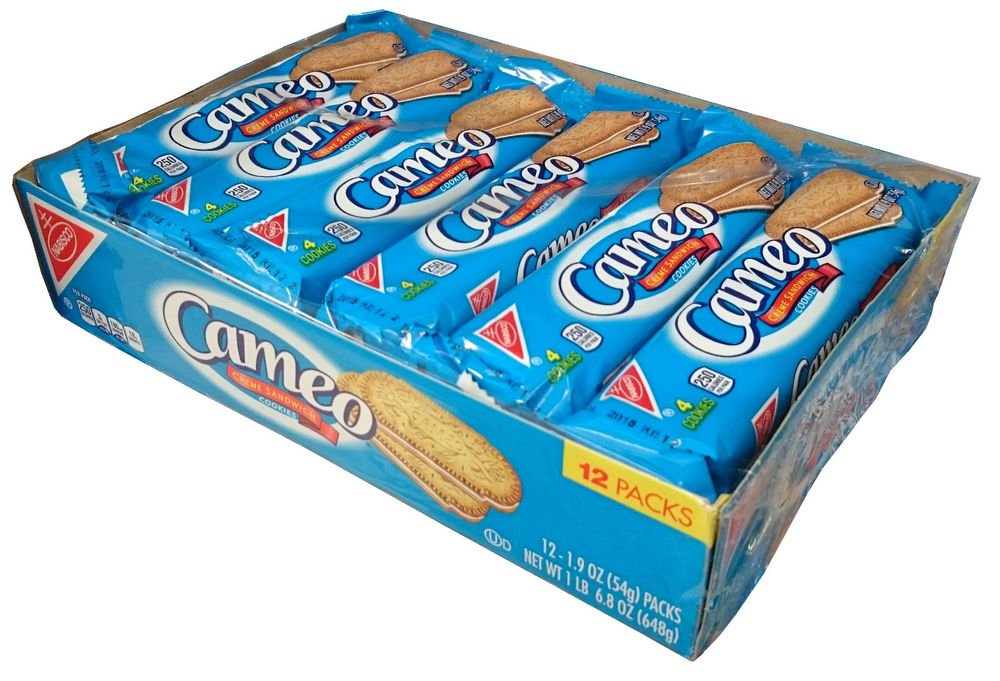 Nabisco Cameo Creme Sandwich Cookies, 14.5 Oz (Pack of 2)