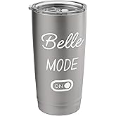 Belle Mode On Name Stainless Steel Insulated Tumbler