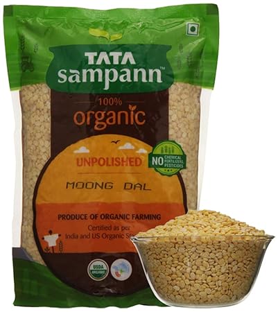 Tata SampannOrganicMoong Dal, 500g