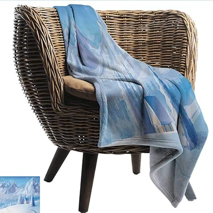 Amazon Com Davishouse Winter Super Soft Blankets Little House