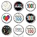 Happy 100th Birthday Sticker Decorations for Hershey Kisses (Set of 324)