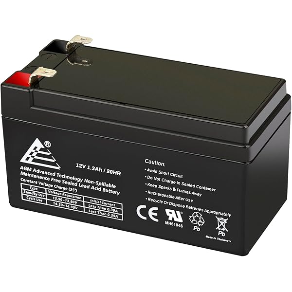 Amazon.com: Leoch LP12-1.2 12V 1.4Ah Replacement Battery with F1