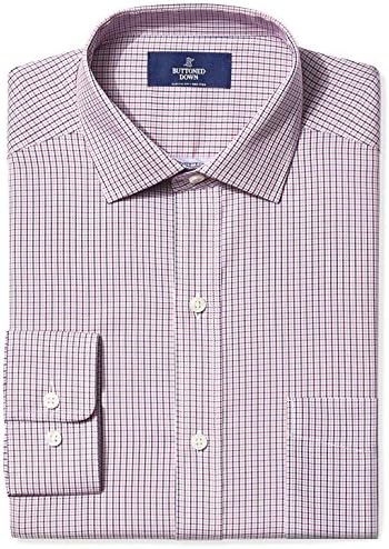 Amazon BrandBUTTONED DOWN Mens Classic Fit Check Dress Shirt 