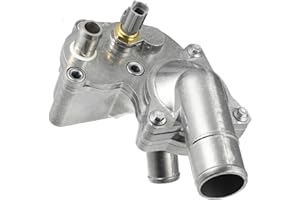 VekAuto Aluminum Alloy Thermostat Assembly with Housing Sensor for Ford for Mustang 4.0L 2005 2006 2007 2008 2009 2010 5R3Z85