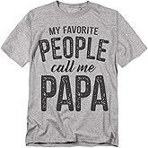Popfunk People Call Me Papa T Shirt – Funny Grandparent Pride Tee for Men, Unisex Adult