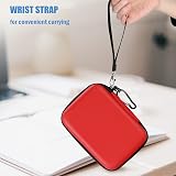 ProCase 2.5 Inch External Hard Drive Case Red Holds 2 Drives view 5