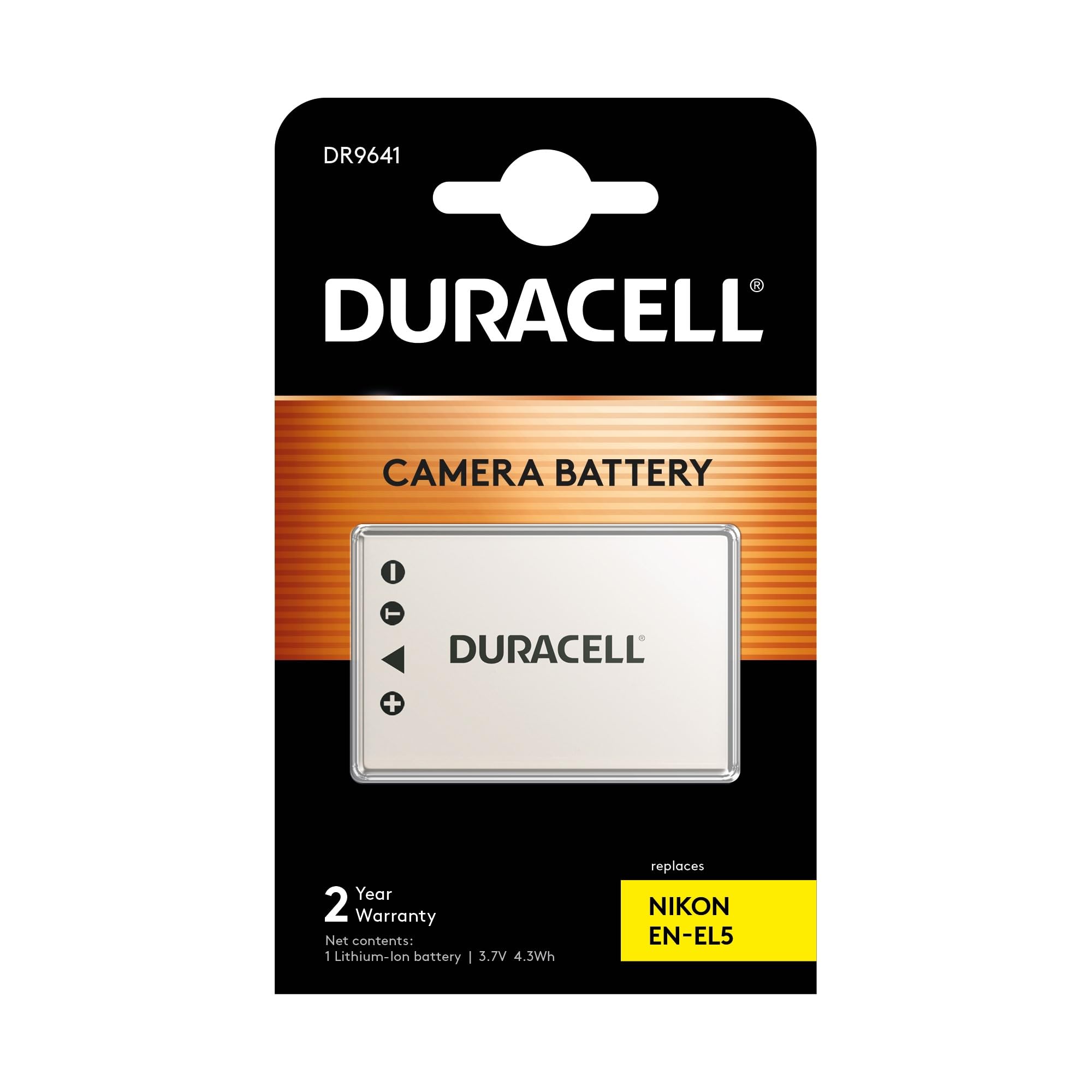 Duracell Premium Analog Nikon EN-EL5 Battery CoolPix S10 P5100 P500 P90 3.7V 1150mAh