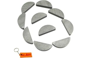 XLJOY 10 PCS Crankshaft Flywheel Woodruff Key for Honda GX120 4hp,GX160 5.5hp,GX200 6.5hp Engine Parts Motor