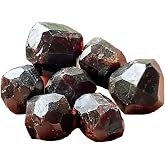YOUNAIERZX 1LB Natural Red Garnet Crystal Rough Stone Original Gemstone Raw Healing Mineral Specimen Spiritual Gift for Energy Balance