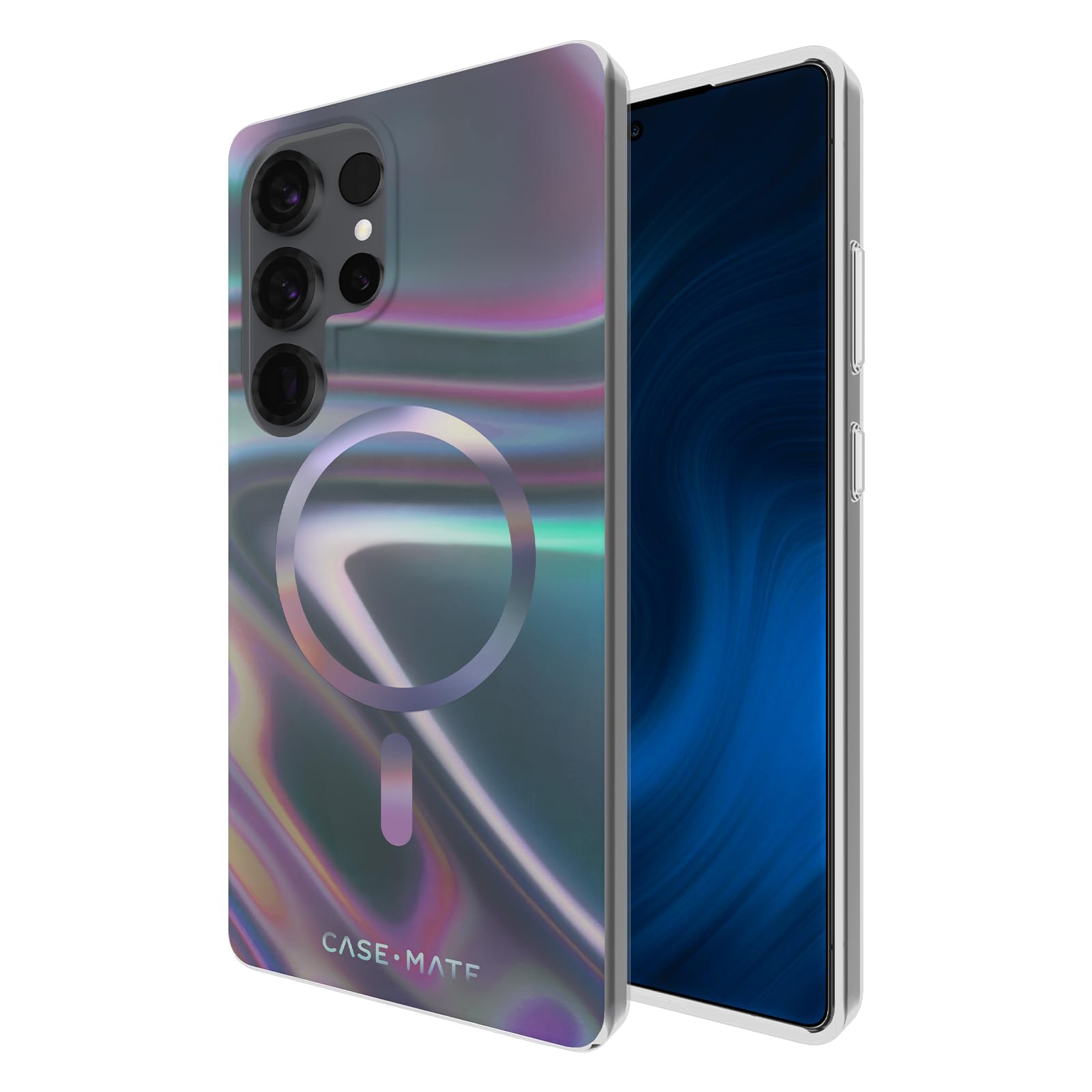 Case-Mate Soap Bubble Samsung Galaxy S25 Ultra Case [Magnetic and Wireless Charging] – Stylish Phone Cover w/ 12ft Drop Protection – Premium Phone Case for Samsung Galaxy S25 Ultra 6.9″ – Iridescent