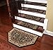 Dean Premium Carpet Stair Treads - Classic Keshan Ebony 31