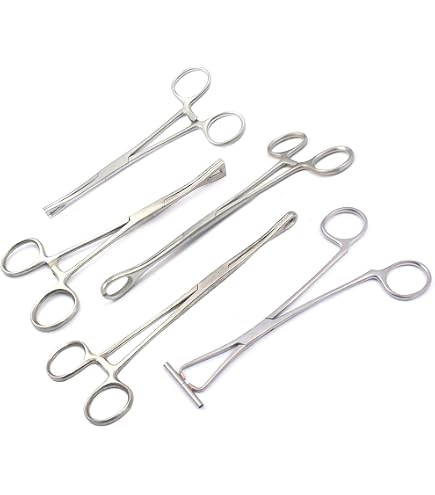 Pinza Pennington Per Piercing 6'' - Emostato Dritto In Acciaio Chirurgico