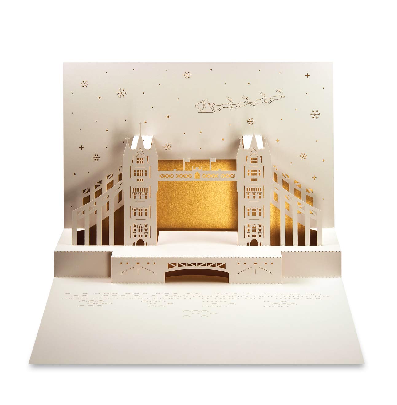 Tower Bridge Christmas pop-up card