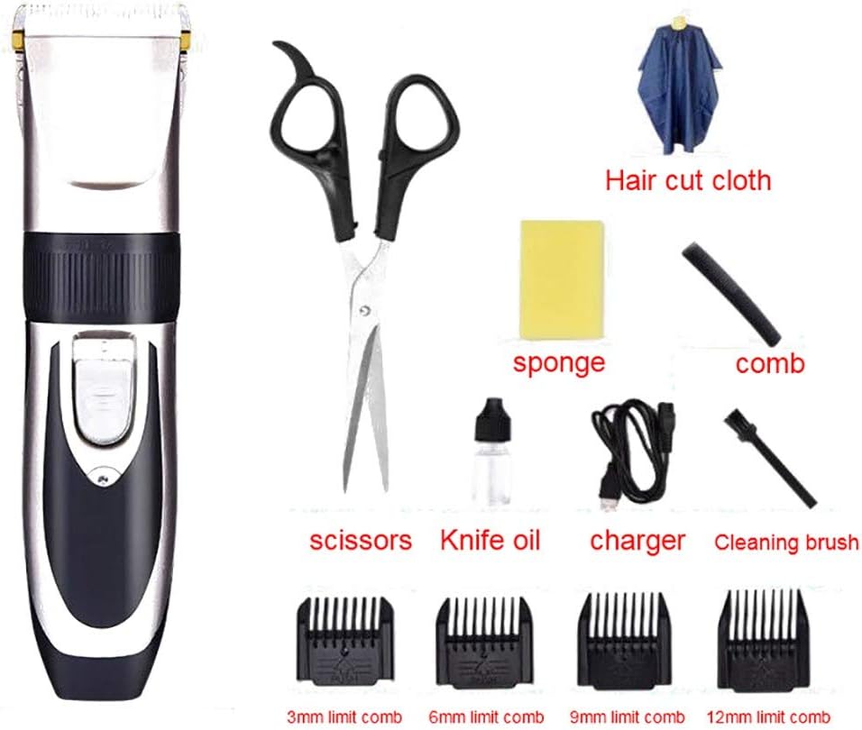 Household Hair Trimmer Set for Men Boys Baby, Dual Use Hair Clipper