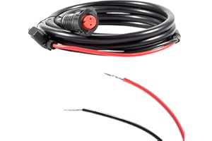 yourour 010-10922-00 2-Pin Power Cable Replacement Fits for Garmin GPSMAP 4008, 4010, 4012, 4208, 4210, 4212, 5008, 5012, 501